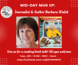 Mid-Day Mug Up: Journalist & Author Barbara Walsh @ ZOOM