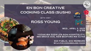 En Bon Creative Cooking Class (Sushi) with Chef Ross Young @ Yozakura Sushi