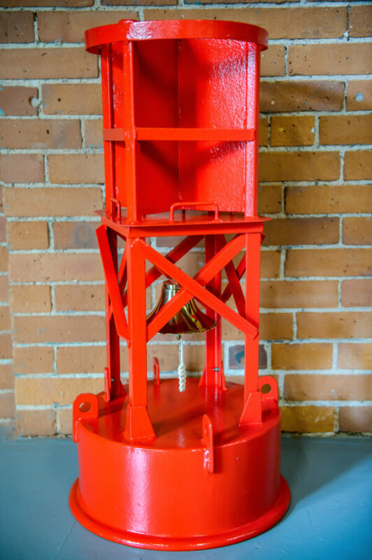 Hand Crafted Bell Buoy Lawn Ornament