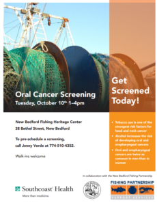 Oral Cancer Screenings @ New Bedford Fishing Heritage Center